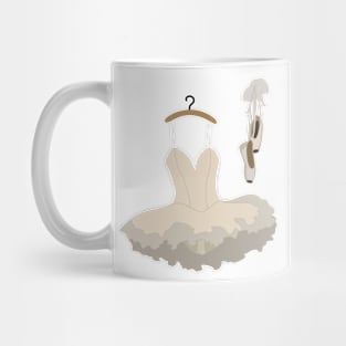 Ballerina dress and shoes Mug